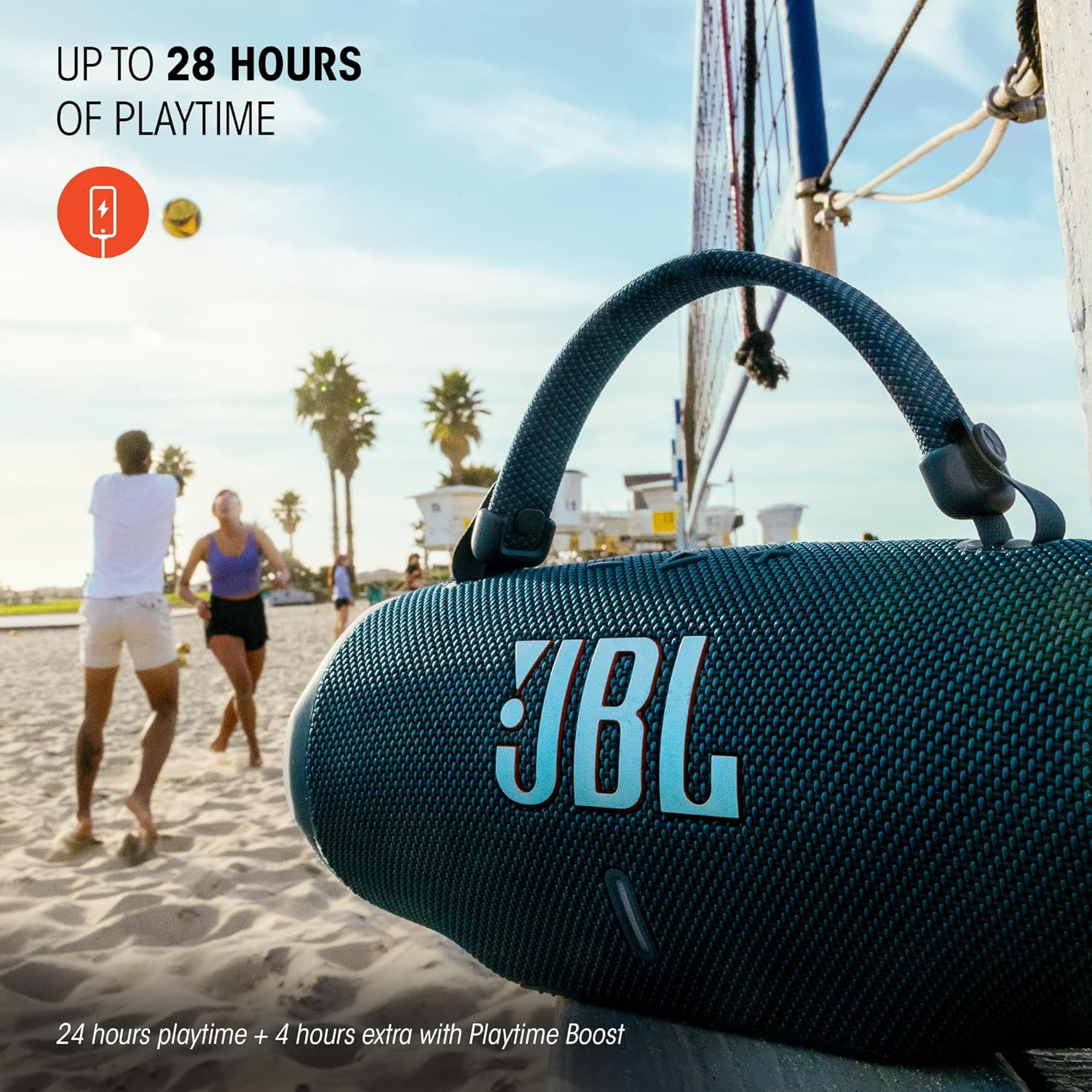  JBL Charge 6 - Portable Waterproof and Drop-Proof Bluetooth Speaker